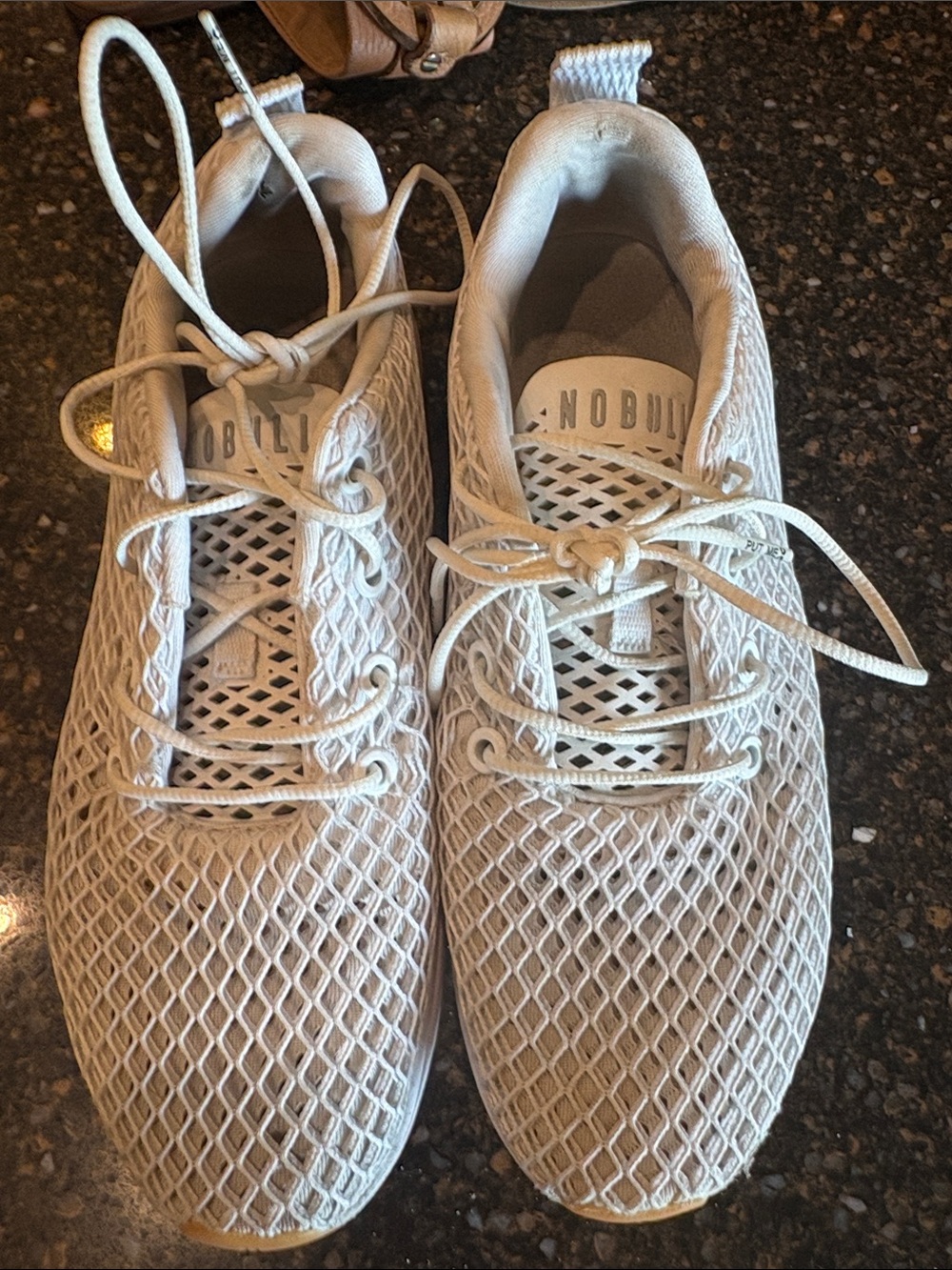 NOBULL Women’s White Mesh Trainer - Lightweight Athletic Shoe